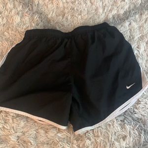 black nike shorts